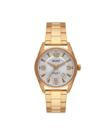 relógio feminino orient analógico calendário fgss1230s2kx dourado UNICO relógio feminino orient analógico calendário fgss1230s2kx dourado UNICO