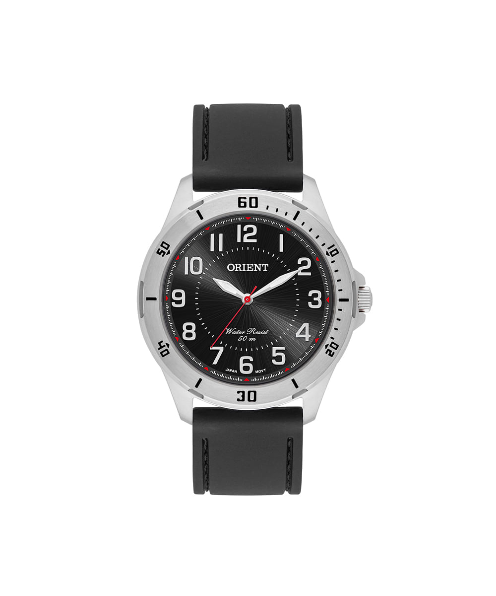 relógio masculino orient analógico mbsp0003p2px prateado