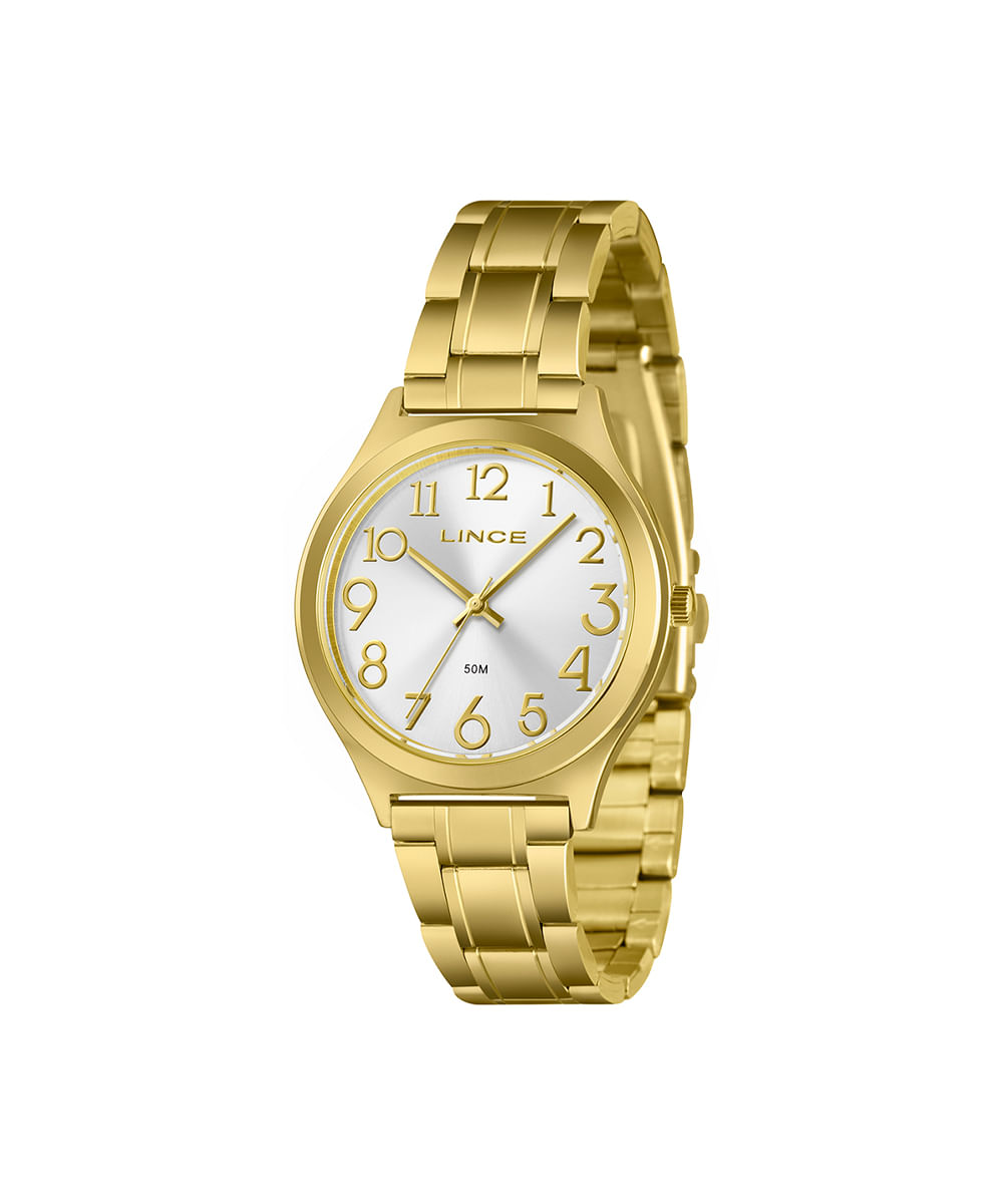 kit relógio feminino lince analógico lrgm029l38s2kx-pj dourado kit relógio feminino lince analógico lrgm029l38s2kx-pj dourado