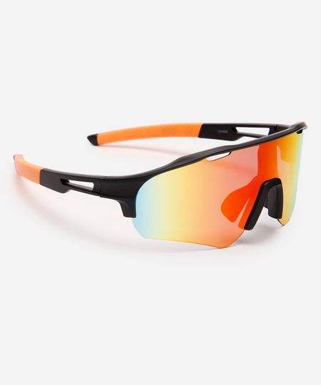 óculos de sol esportivo ace unissex laranja UNICO