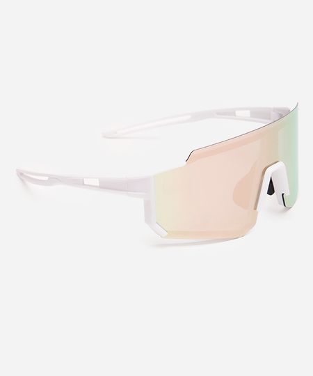 óculos de sol esportivo ace unissex branco UNICO