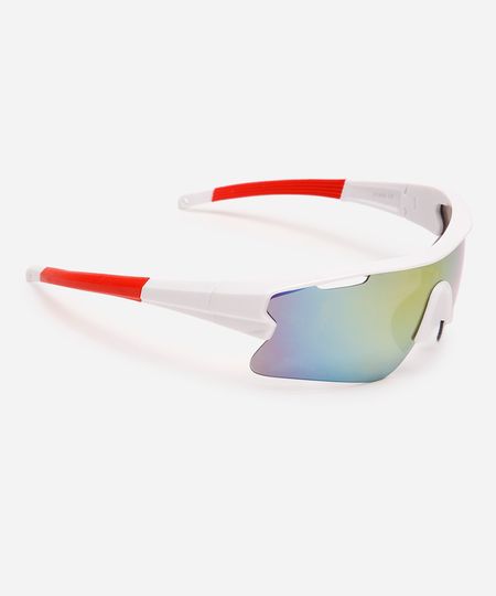 óculos de sol esportivo ace unissex branco UNICO óculos de sol esportivo ace unissex branco UNICO