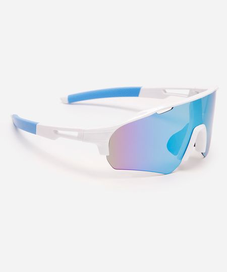 óculos de sol esportivo ace unissex branco UNICO