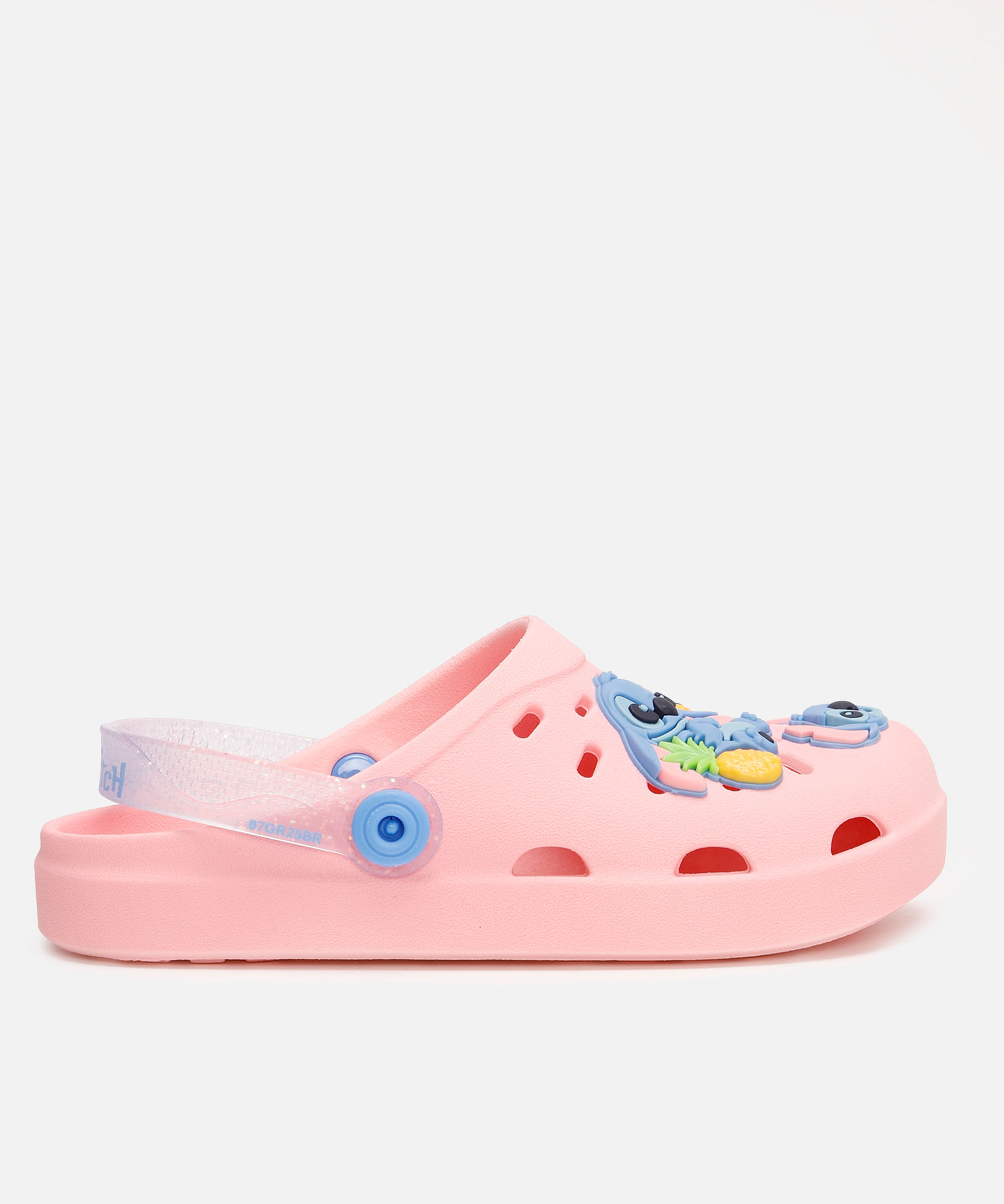 babuche infantil stitch grendene rosa