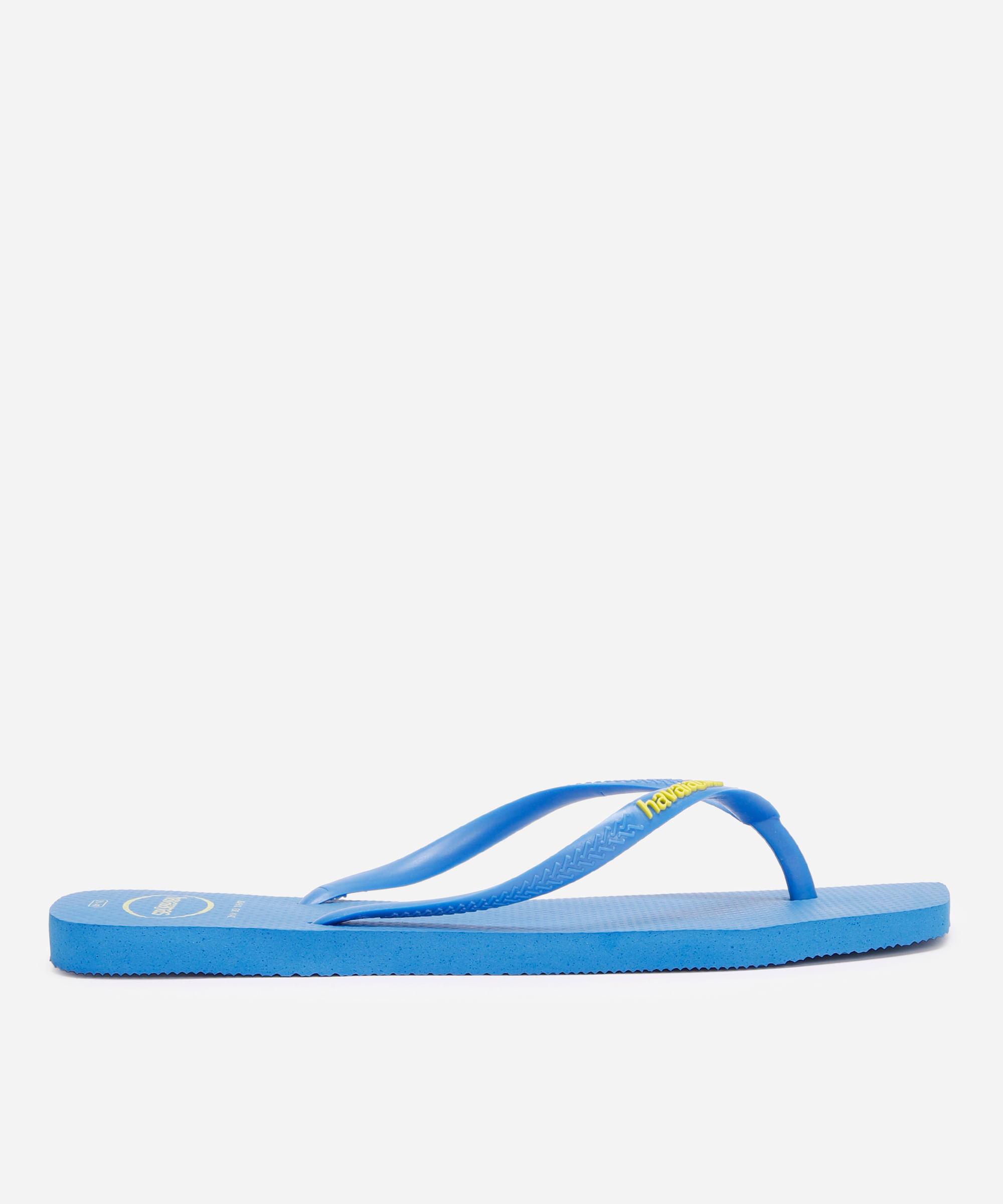 chinelo havaianas slim squar azul