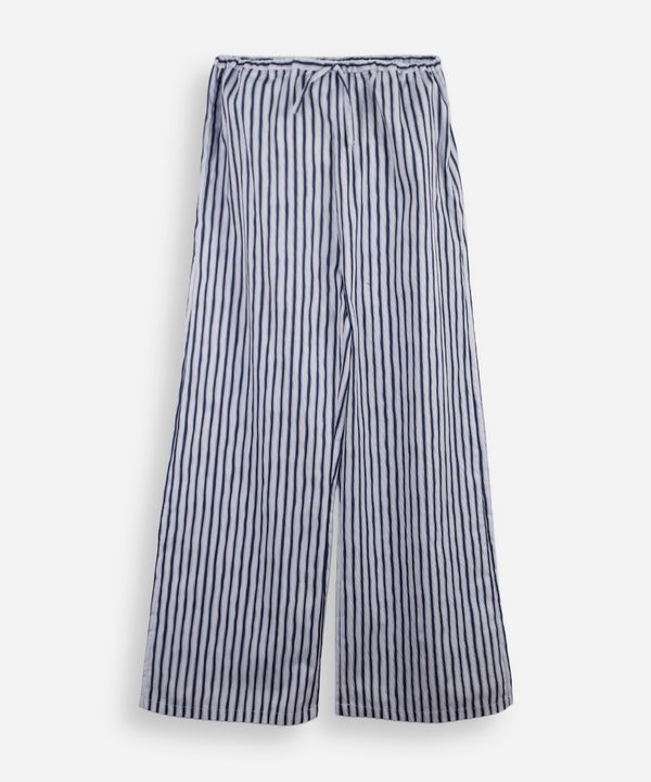 calça pijama juvenil de algodão listrada colorido 14