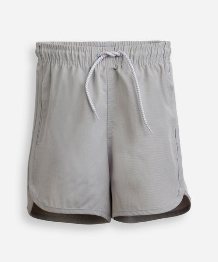 bermuda boardshort infantil lisa cinza 12 bermuda boardshort infantil lisa cinza 12