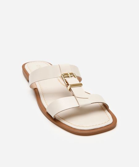 rasteirinha com fivela oneself off white 36 rasteirinha com fivela oneself off white 36