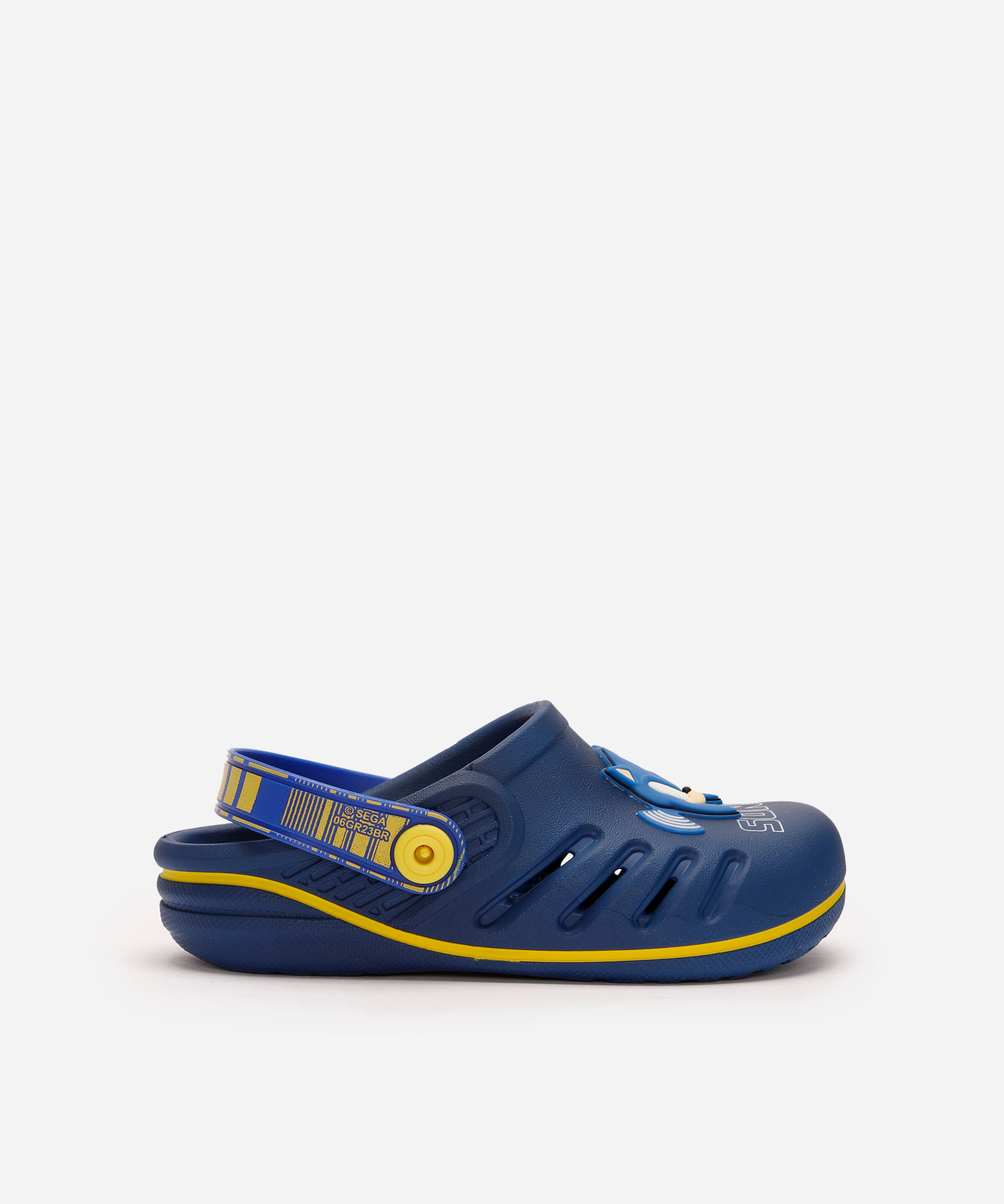 babuche infantil sonic azul