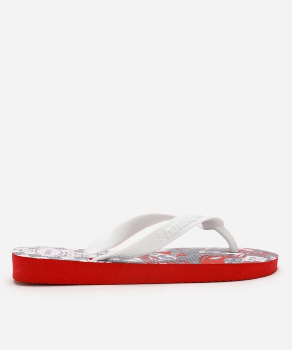 chinelo infantil disney carros havaianas vermelho 25-26