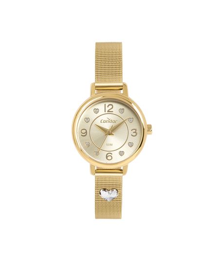 kit relógio feminino condor analógico co2035neqk4x dourado UNICO kit relógio feminino condor analógico co2035neqk4x dourado UNICO