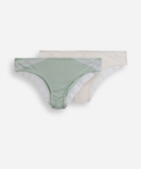 kit de 2 calcinhas feminina biquini com detalhe de renda colorido GG kit de 2 calcinhas feminina biquini com detalhe de renda colorido GG