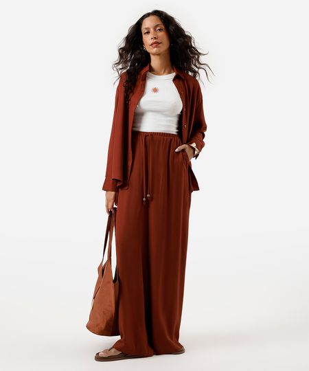 calça pijama feminina de viscose cós elástico vinho PP calça pijama feminina de viscose cós elástico vinho PP