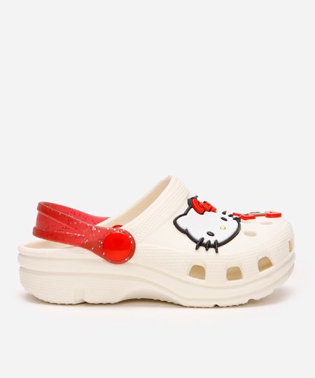 babuche infantil hello kitty off white 22-23 babuche infantil hello kitty off white 22-23