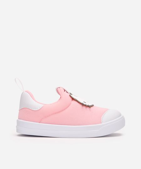 tênis infantil calce fácil hello kitty rosa 27