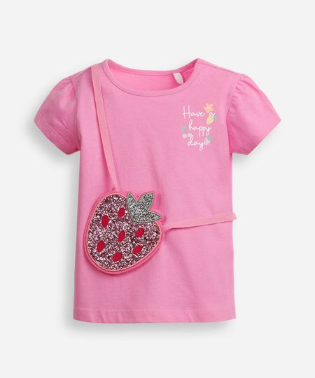 blusa infantil de algodão estampada com bolsa rosa 4 blusa infantil de algodão estampada com bolsa rosa 4