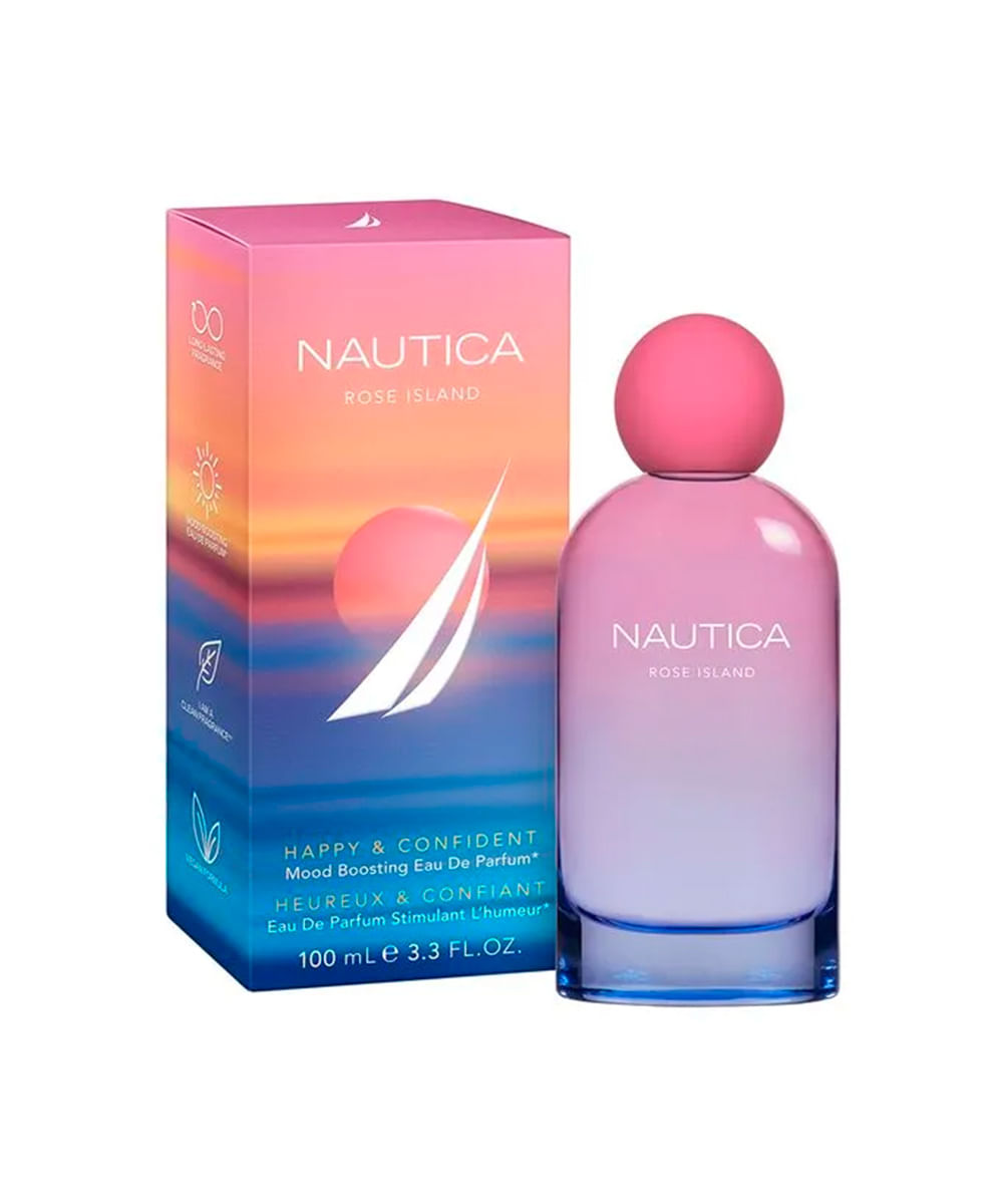 perfume feminino nautica for her rose island eau de parfum 100ml