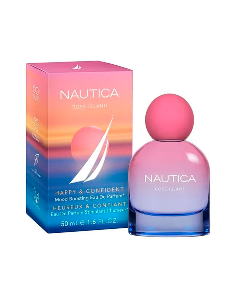 perfume feminino nautica for her rose island eau de parfum 50ml