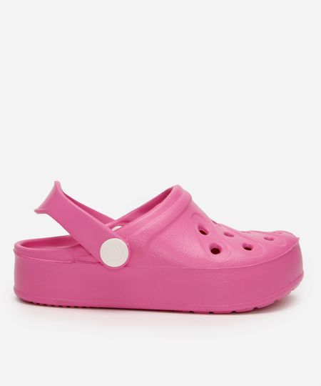 babuche infantil com recortes rosa 20-21
