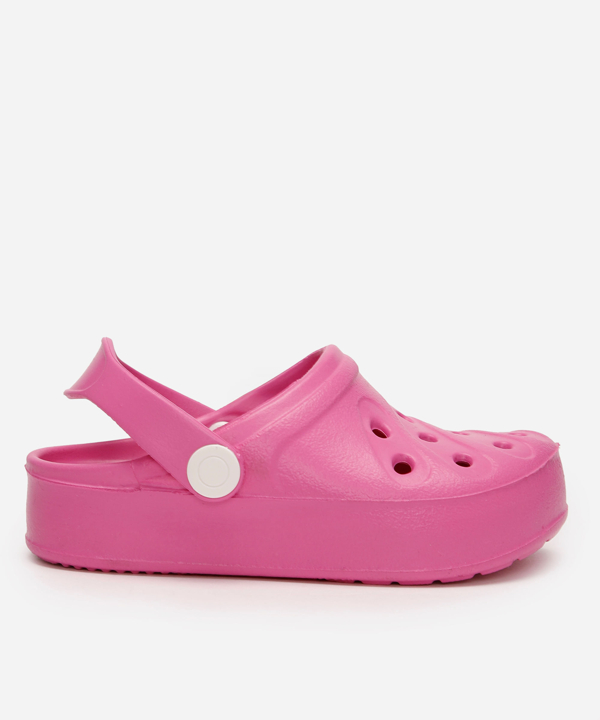 babuche infantil com recortes rosa