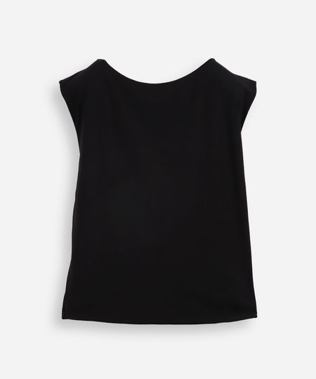blusa juvenil de poliamida preta 14 blusa juvenil de poliamida preta 14