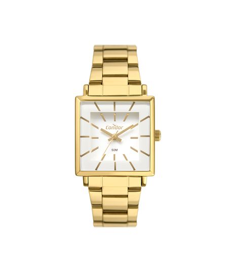 kit relógio feminino condor analógico co2035exmk4b dourado UNICO