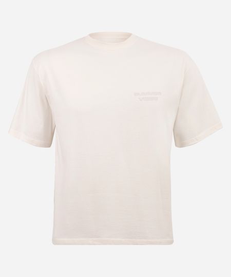 camiseta box juvenil de algodão summer vibes off white 16 camiseta box juvenil de algodão summer vibes off white 16