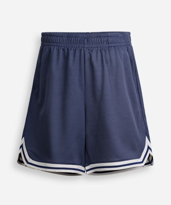 bermuda esportiva infantil texturizada azul 6