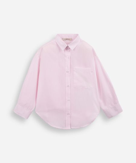 camisa infantil com algodão manga longa listrada rosa 12 camisa infantil com algodão manga longa listrada rosa 12