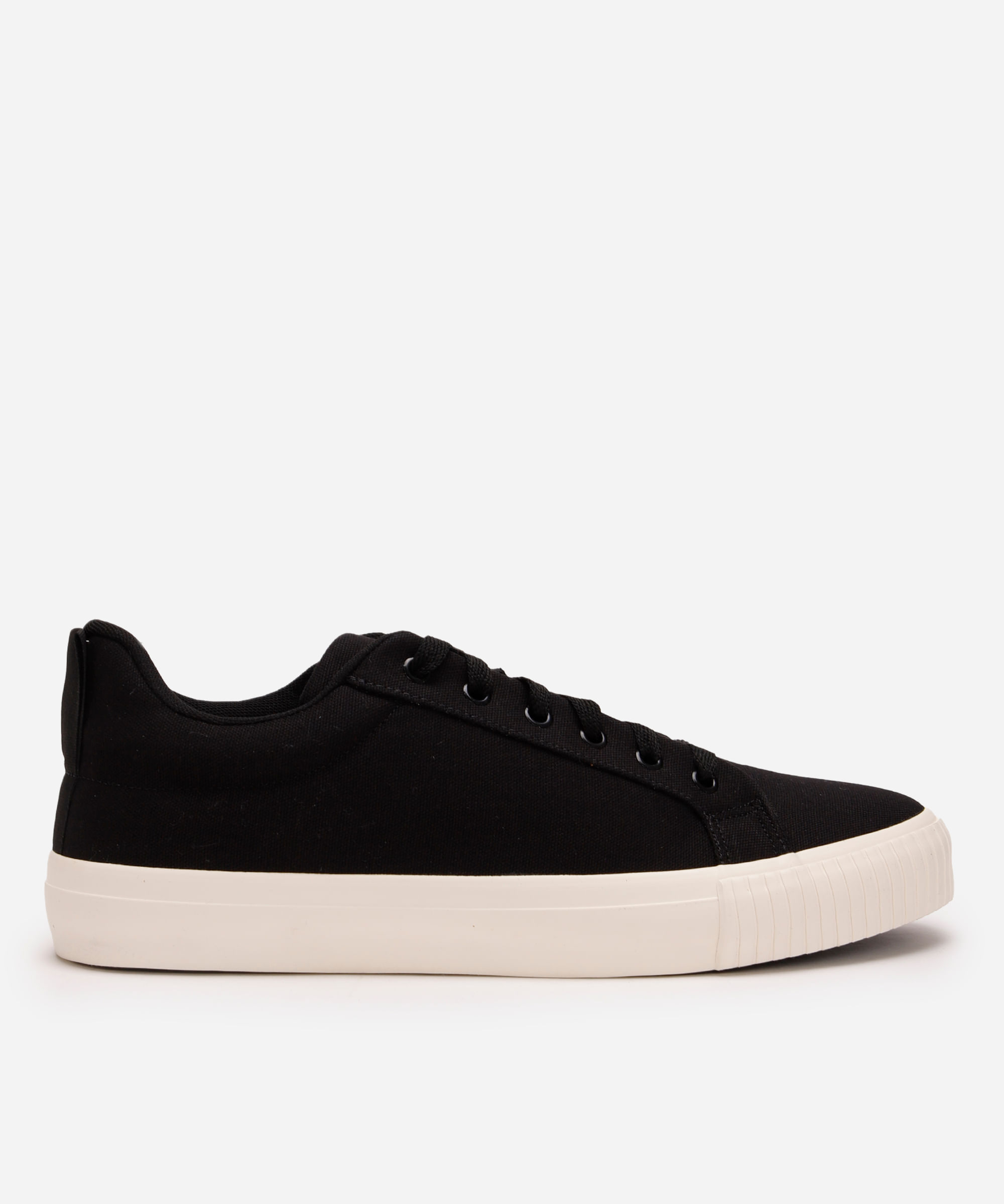 tênis masculino liso ace preto