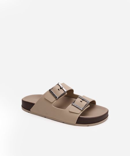 papete com fivelas cartago bege 40 papete com fivelas cartago bege 40