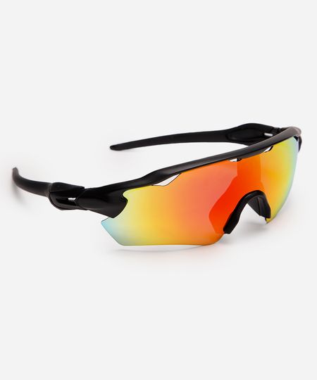 óculos de sol esportivo ace unissex preto UNICO óculos de sol esportivo ace unissex preto UNICO