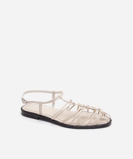 sandália pescador feminina oneself off white 36 sandália pescador feminina oneself off white 36