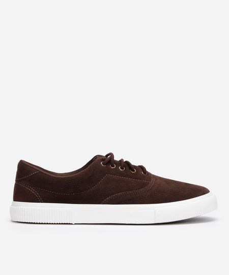 tênis casual texturizado oneself marrom 41