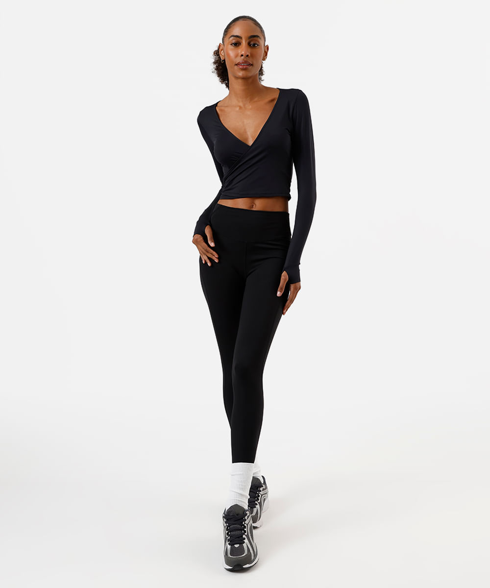 calça legging feminina anatômica preta