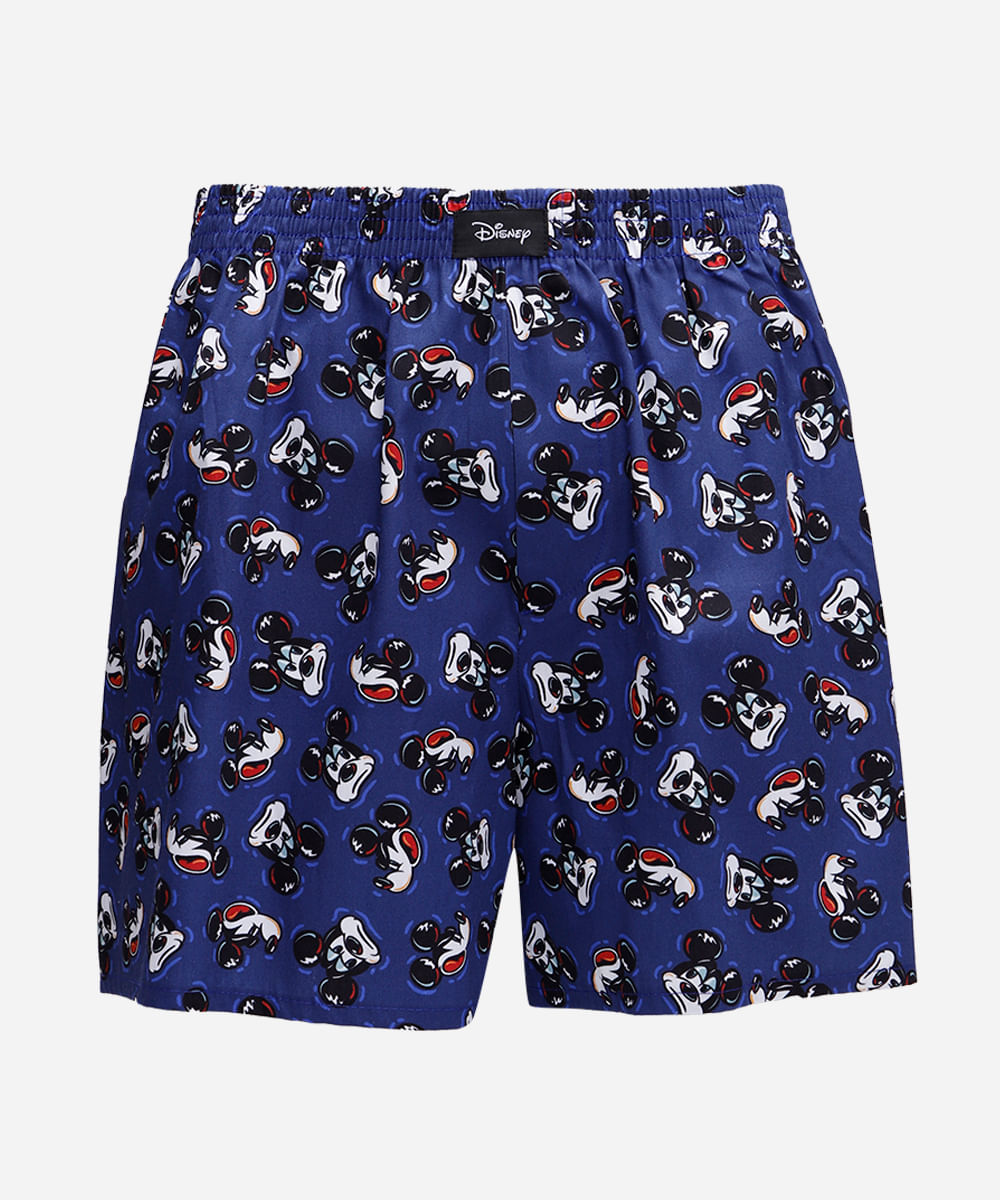 cueca samba canção de algodão mickey colorido