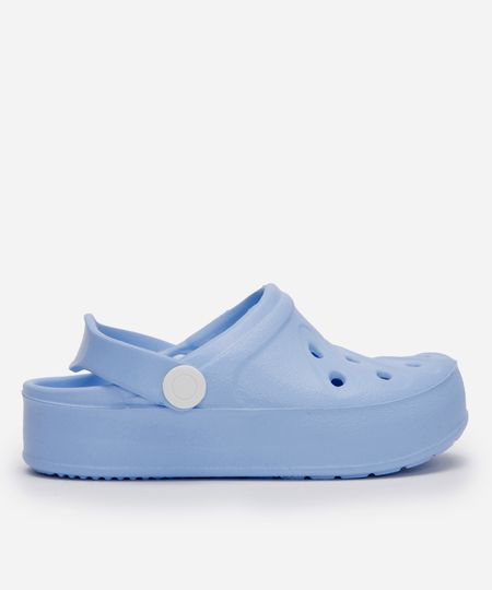 babuche infantil com recortes azul 24-25