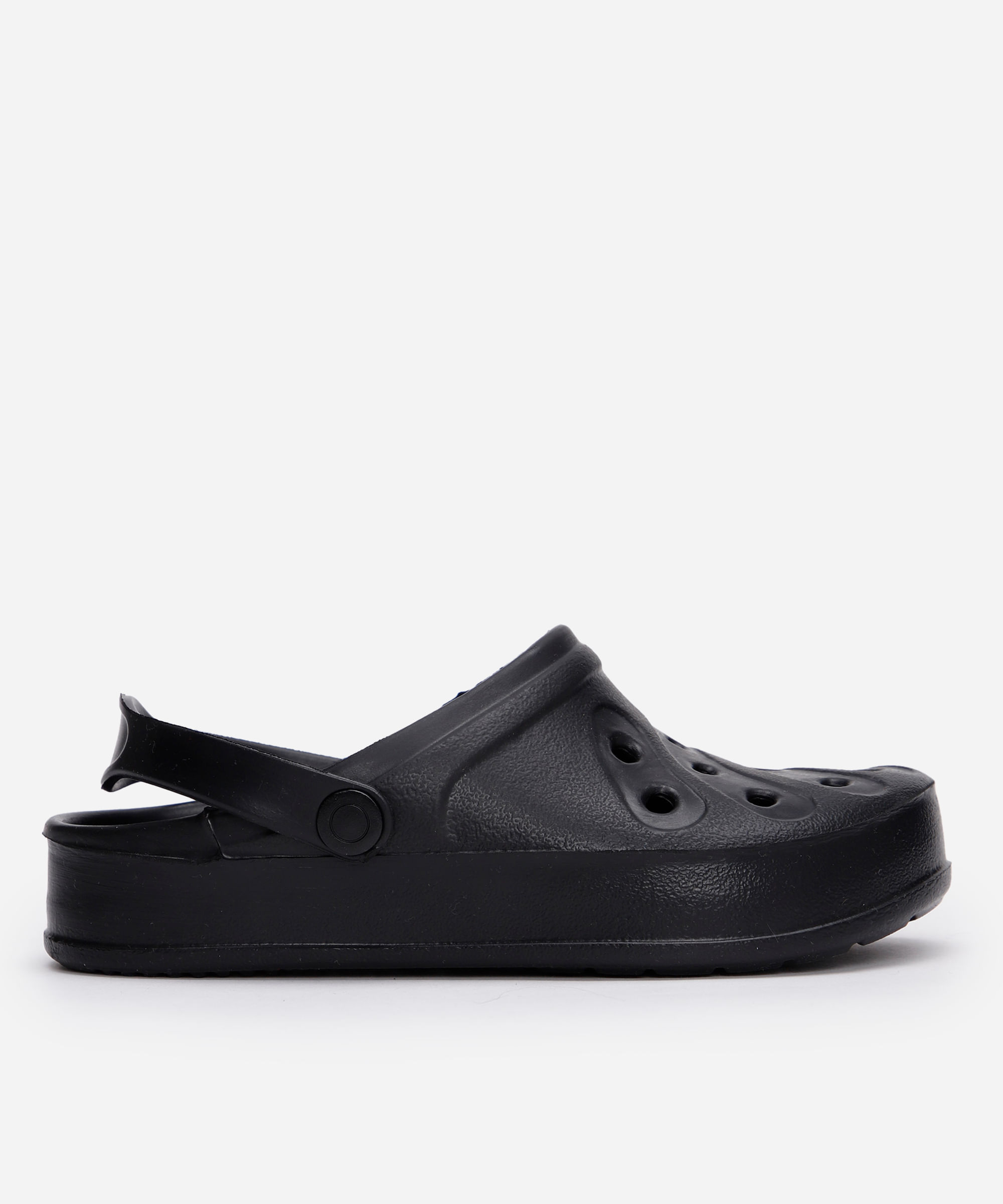 babuche infantil com recortes preto