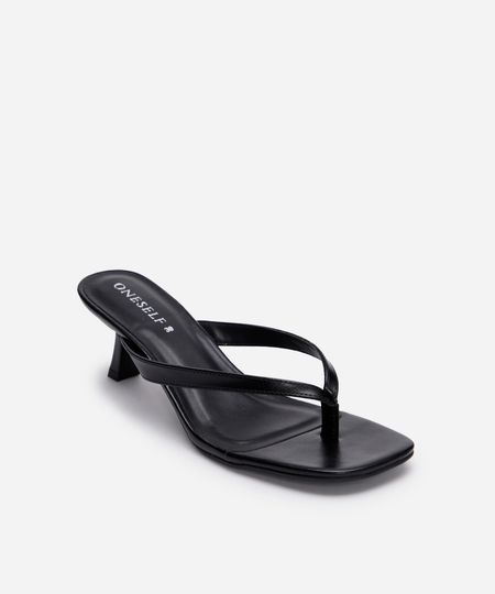 tamanco bico quadrado salto fino oneself preto 37 tamanco bico quadrado salto fino oneself preto 37