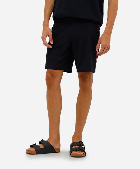 short boardshort masculino spandex listra lateral preto 40 short boardshort masculino spandex listra lateral preto 40