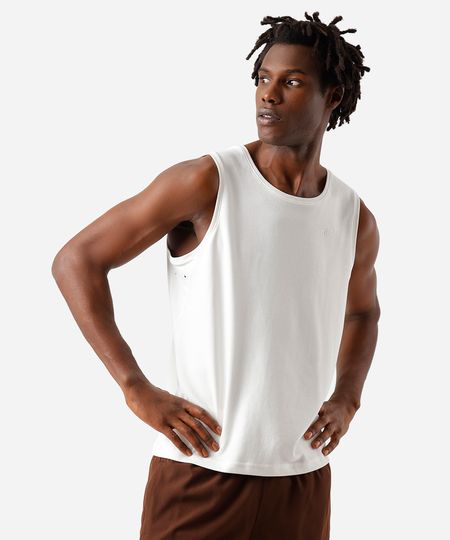 regata comfort algodão dry ace off white P
