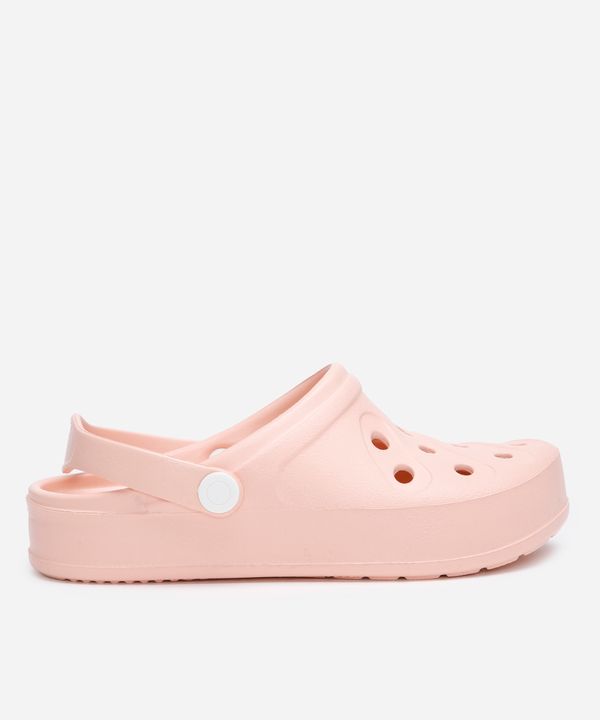 babuche infantil com recortes rosa 34-35