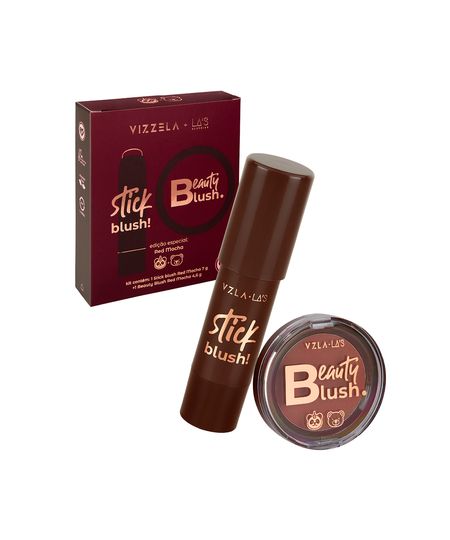 kit de blushes vizzela red mocha las colorido UNICO kit de blushes vizzela red mocha las colorido UNICO