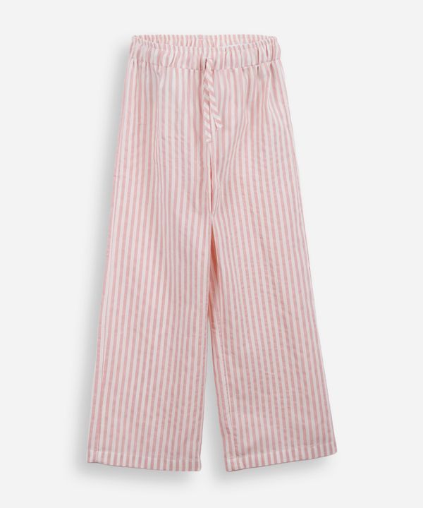 calça pijama infantil com algodão listrada - multicor 6