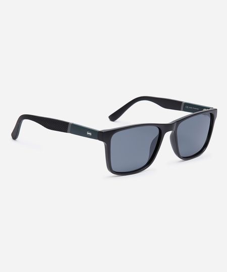 óculos de sol quadrado triton preto UNICO