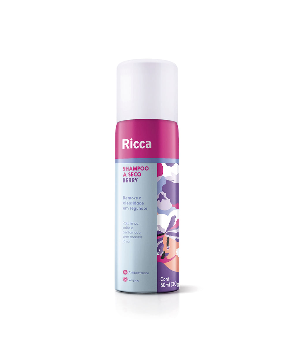 shampoo a seco ricca berry 50ml shampoo a seco ricca berry 50ml