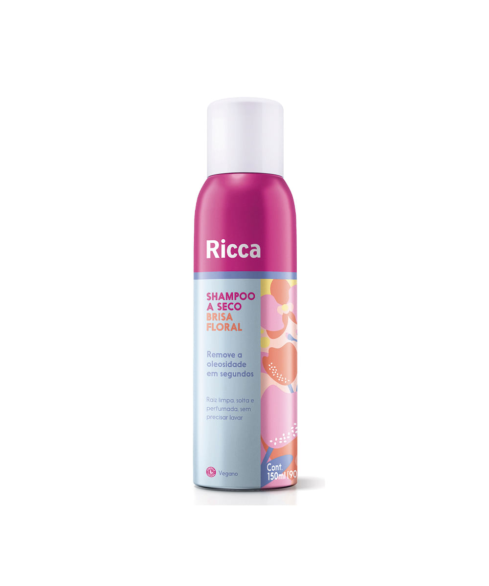 shampoo a seco ricca brisa floral 150ml shampoo a seco ricca brisa floral 150ml