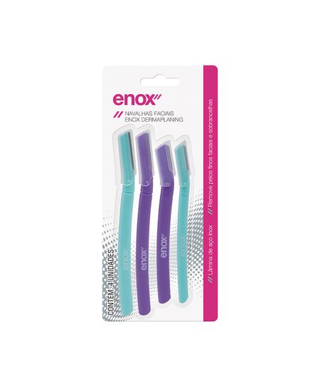 navalha facial enox dermaplaning com 4 unidades UNICO navalha facial enox dermaplaning com 4 unidades UNICO