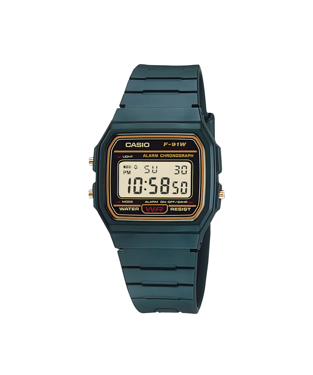relógio masculino casio digital f 91wg 9qdf preto relógio masculino casio digital f 91wg 9qdf preto