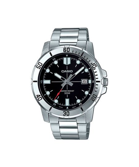 relógio masculino casio analógico calendário mtp vd01d 1evudf prateado Único relógio masculino casio analógico calendário mtp vd01d 1evudf prateado Único